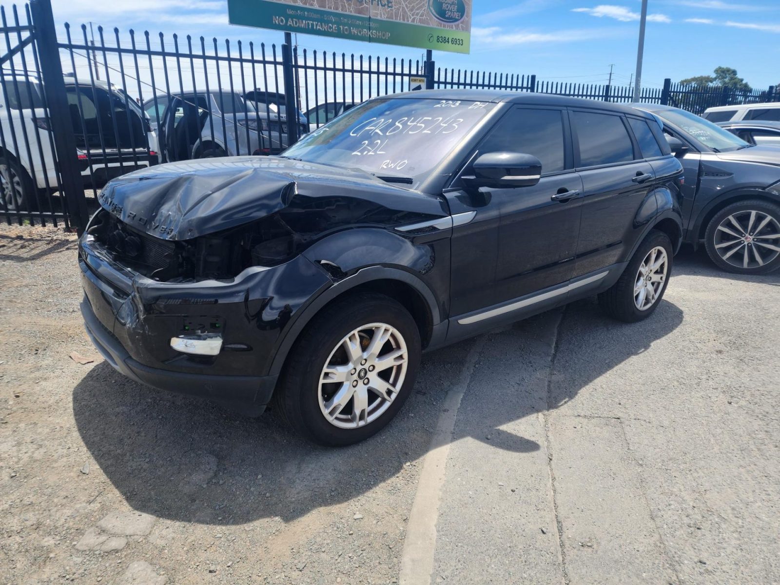 2013 RANGE ROVER EVOQUE – 2.2L DIESEL – 6 SPEED AUTO AWF21 AWD (L538 ...