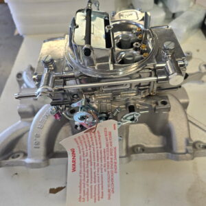 Range Rover, Land Rover, Jaguar Spare Part - TriumphRoverSpares Adelaide | Home ROVER V8 3.5-5L EDELBROCK PERFORMER INLET MANIFOLD WITH QUICKFUEL 450CFM